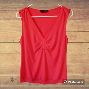 Parallel Coral Sleeveless Top   Size L   EUC